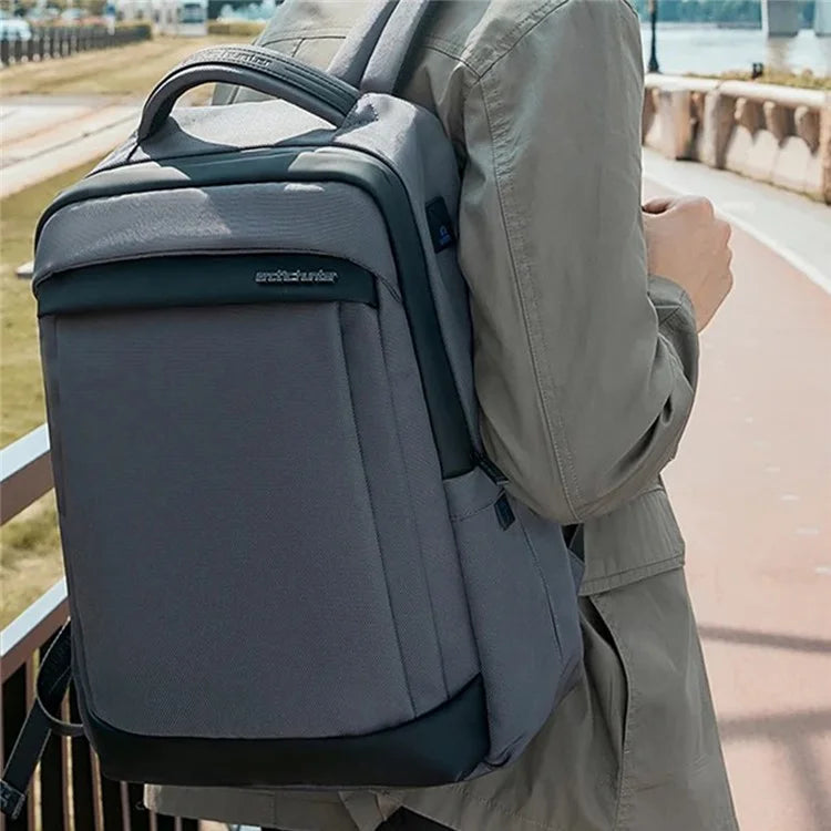 ARCTIC HUNTER B00478 17-Inch Laptop Backpack USB Port Men's Oxford Cloth Travel Bag