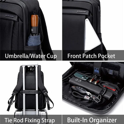 ARCTIC HUNTER B00478 17-Inch Laptop Backpack USB Port Men's Oxford Cloth Travel Bag