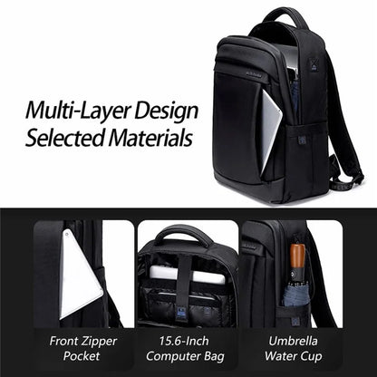 ARCTIC HUNTER B00478 17-Inch Laptop Backpack USB Port Men's Oxford Cloth Travel Bag