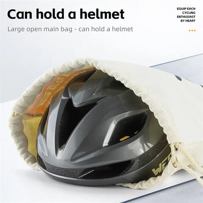 WEST BIKING YP0719392 Drawstring Cycling Backpack Outdoor Travel Polyester Cotton Backpack