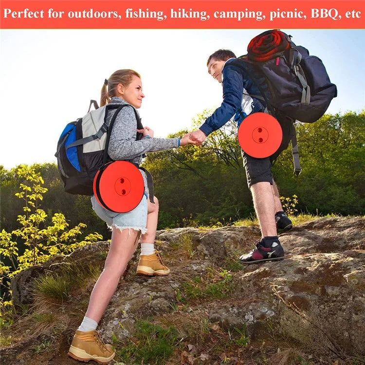 Outdoor Camping Fishing Folding Stool Portable Telescopic Chair with Shoulder Strap