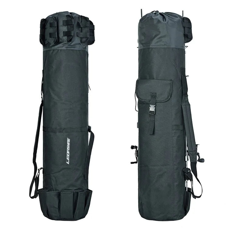 LEO 28260 Fishing Pole Single Shoulder Bag 600D Oxford Cloth Fishing Rod Carrying Bag
