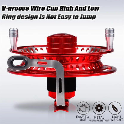 PROBEROS JD99 100mm Full Metal Portable Lightweight Fishing Reel