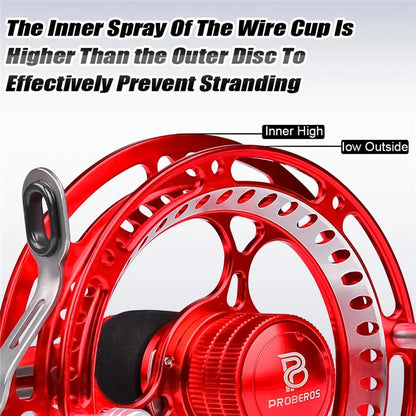 PROBEROS JD99 100mm Full Metal Portable Lightweight Fishing Reel