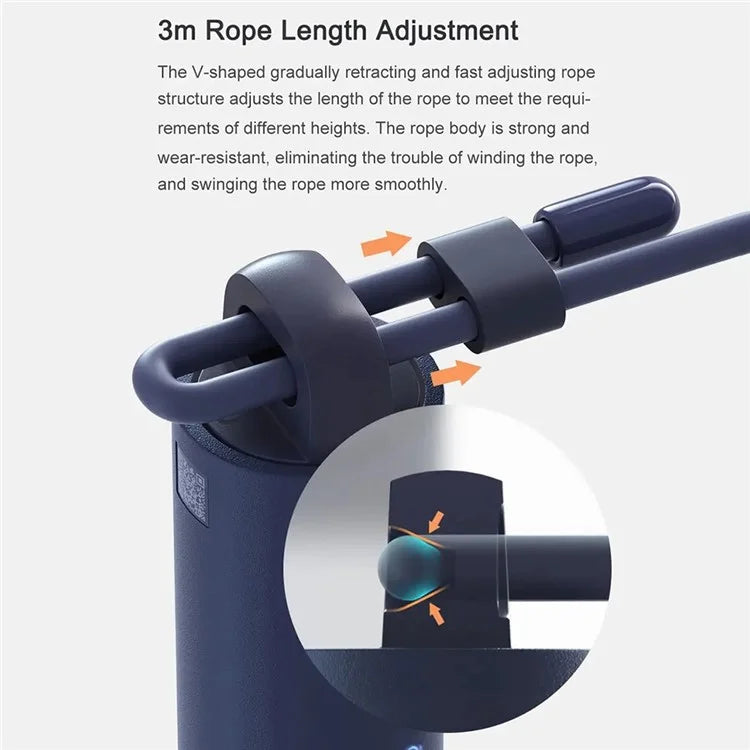 XIAOMI Mijia XMSR-P803 3m Digital Counter Smart Skipping Rope Lose Weight Exercise Tool