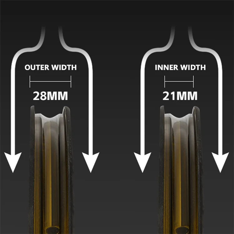 WEST BIKING YP1401038 / YP1401039 2PCS Carbon Fiber Road Bike Wheels 700C Clincher Wheelset