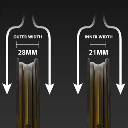 WEST BIKING YP1401038 / YP1401039 2PCS Carbon Fiber Road Bike Wheels 700C Clincher Wheelset