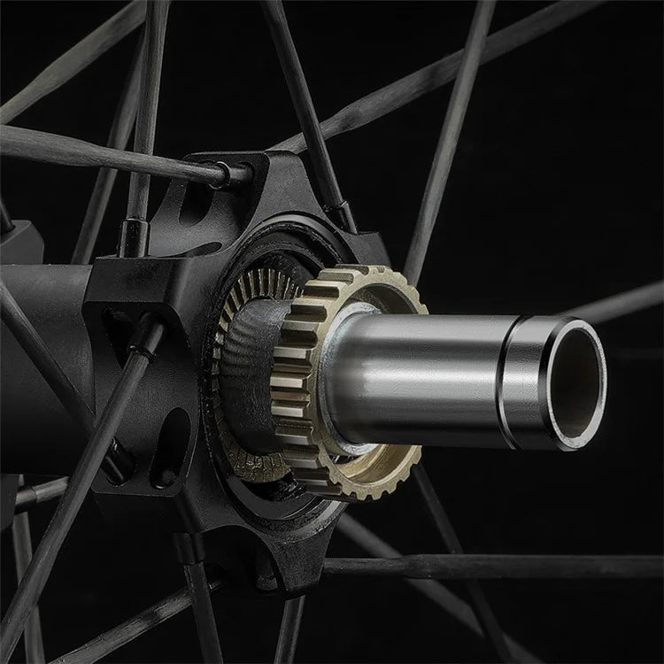 WEST BIKING YP1401038 / YP1401039 2PCS Carbon Fiber Road Bike Wheels 700C Clincher Wheelset