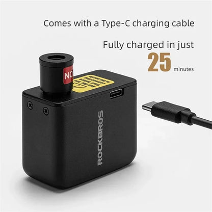 ROCKBROS AS1 Mini Electric Air Pump Portable High Pressure FV / AV Nozzle Road Mountain Bike Inflator Pump
