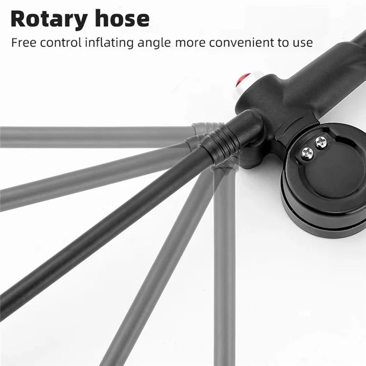 BENGGUO BG-1613 Bicycle Air Pump Portable Bike Tire Inflator