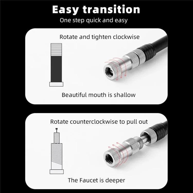 BENGGUO BG-1613 Bicycle Air Pump Portable Bike Tire Inflator