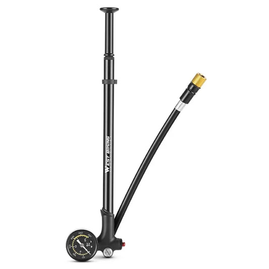 WEST BIKING YP0711163 High-Pressure Bike Tire Inflator 300PSI Front Fork Pump