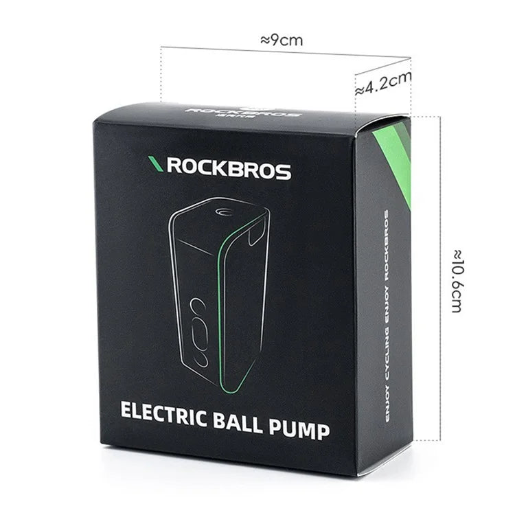 ROCKBROS 42520006001 Portable Digital Display Basketball Football Inflator Wireless Electric Air Pump