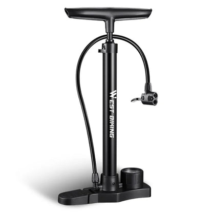 WEST BIKING YP0711142 160PSI High Pressure E-Bike Bicycle Tire Air Pump with Pressure Gauge
