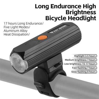 WEST BIKING YP0701434 Power Display 5 Modes Waterproof High Brightness Bicycle Headlight