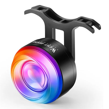 WEST BIKING YP0701437 Smart Bike Tail Warning Light Colorful Lighting Bicycle Flashlight Lamp