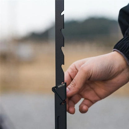 SHINETRIP A484-H00 Portable Outdoor Light Bracket Desk Light Stand with Hook 8 Adjustable Height