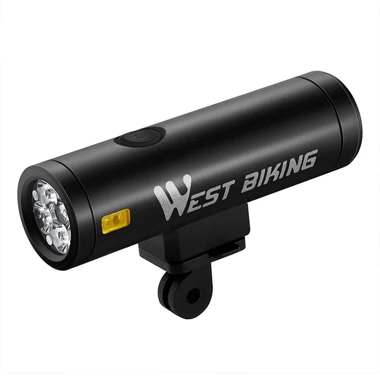 WEST BIKING YP0701399 400LM Aluminum Alloy Bicycle Headlight IPX6 Waterproof Bike Front Light