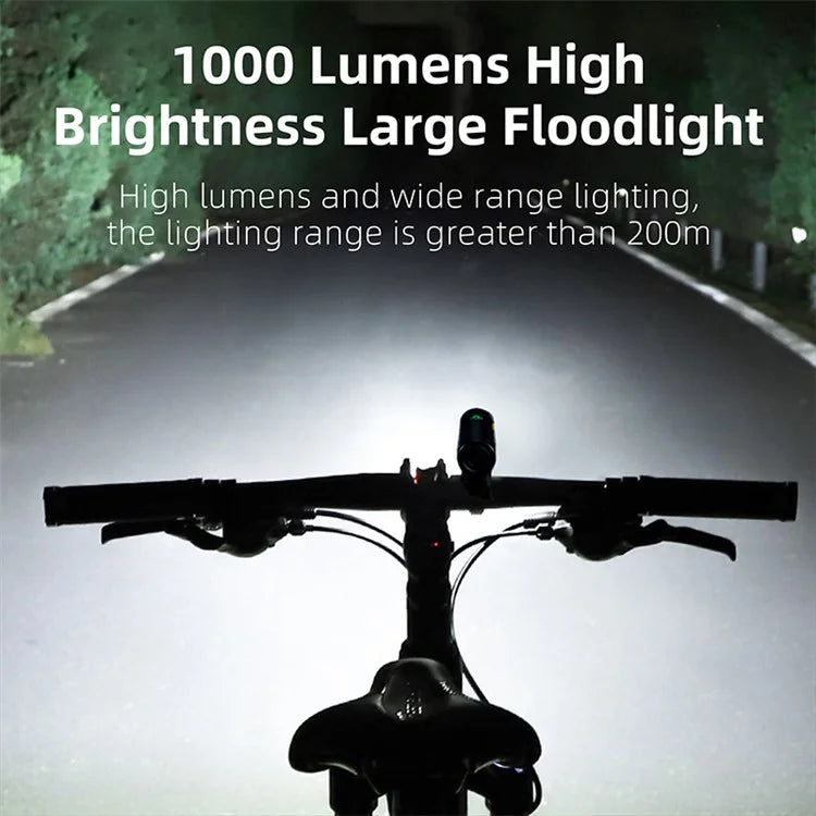 WEST BIKING YP0701399 400LM Aluminum Alloy Bicycle Headlight IPX6 Waterproof Bike Front Light
