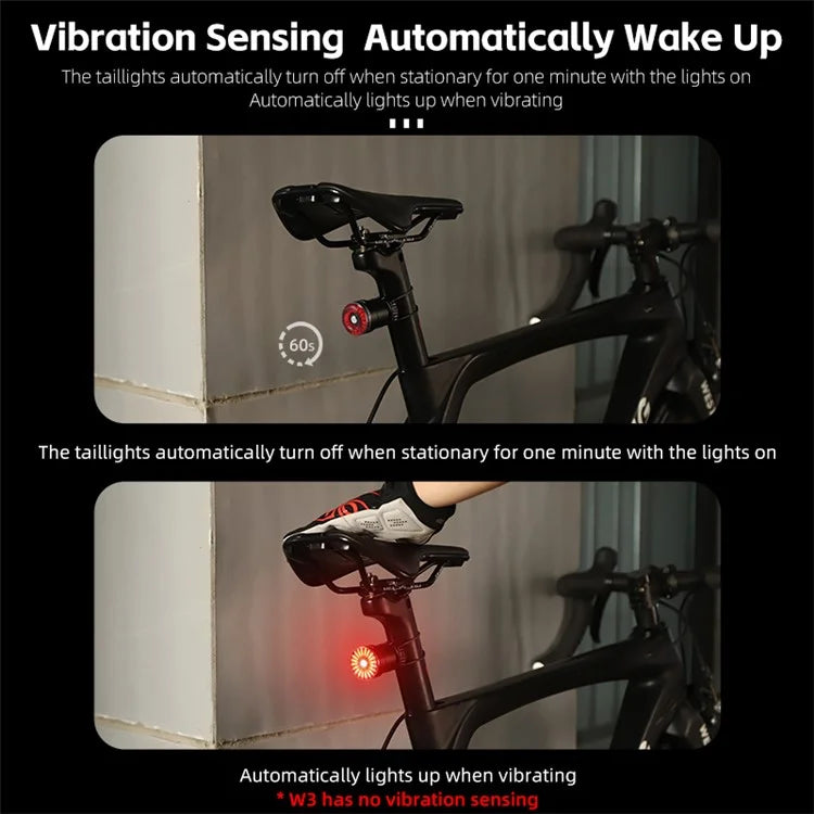 WEST BIKING W4S Intelligent Taillight Bicycle Brake Sensor Cycling Tail Lights
