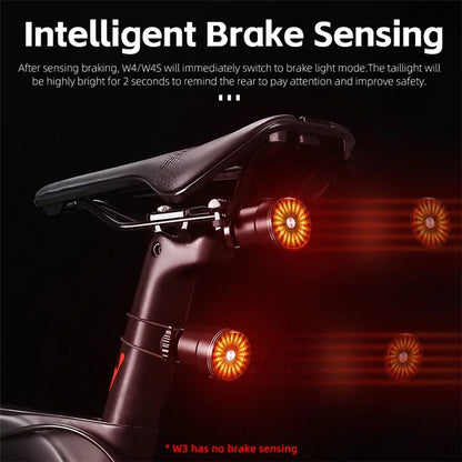 WEST BIKING W4S Intelligent Taillight Bicycle Brake Sensor Cycling Tail Lights