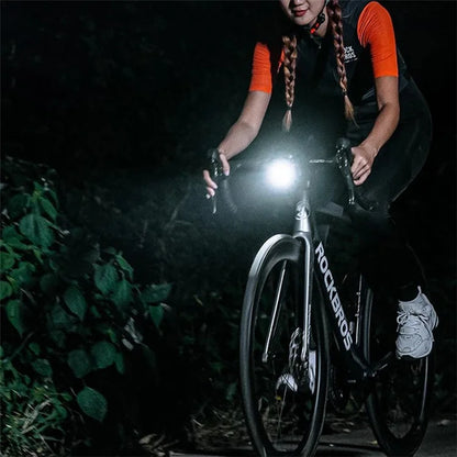 ROCKBROS RHL1500D Bicycle Front Light 5000mAh MTB Headlight Road Bike Night Lights Cycling Equipment