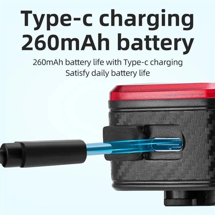 ROCKBROS Q2S Smart Bike Tail Light Riding Brake Sensing Bicycle Rear Light Waterproof Cycling Safety Road Bike Taillight