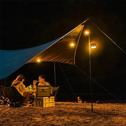 ROCKBROS Camping Light Rechargeable Magnet Flashlight Outdoor BBQ Lantern Hiking Tent Lamp