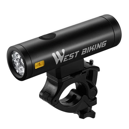WEST BIKING YP0701399 800 Lumen LED Bike Front Light Rechargeable Bicycle Night Cycling Safety Torch