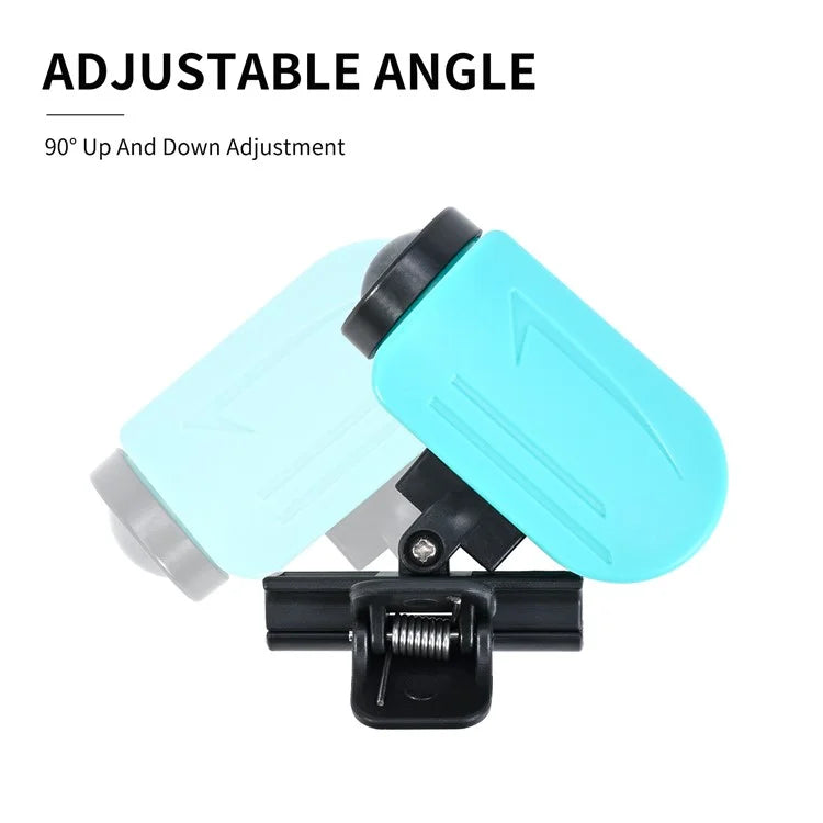 LEO 28285 LED Night Fishing Rod Lights Two-Color Light Source Integrated Waterproof Fishing Clamp Lamp