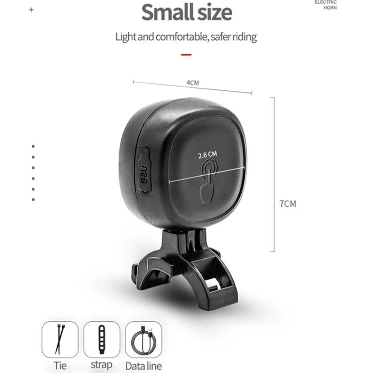 LEADBIKE LD69 Adjustable Volume Waterproof Bicycle Touch Electric Horn