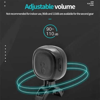 LEADBIKE LD69 Adjustable Volume Waterproof Bicycle Touch Electric Horn