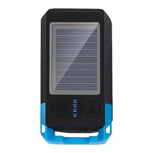 BG-1706 USB+Solar Rechargeable Bike Lights Waterproof 6 Light Modes Bicycle Dual Headlight with Horn Alarm