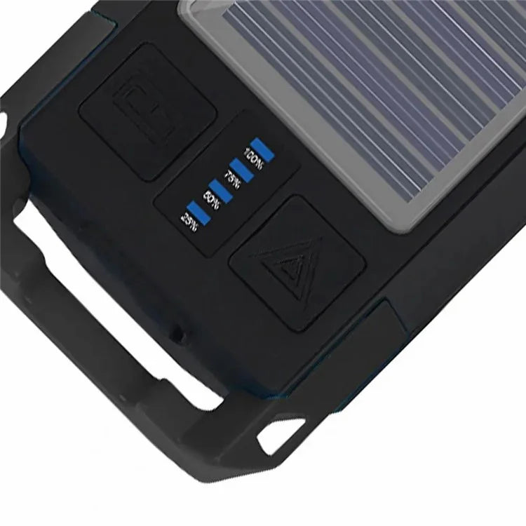 BG-1706 USB+Solar Rechargeable Bike Lights Waterproof 6 Light Modes Bicycle Dual Headlight with Horn Alarm