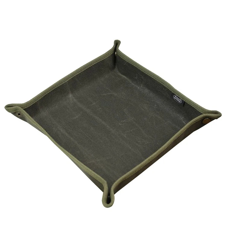 MYDAYS OUTDOOR Outdoor Foldable Waterproof Canvas Camping Desktop Storage Tray
