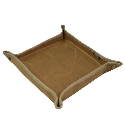 MYDAYS OUTDOOR Outdoor Foldable Waterproof Canvas Camping Desktop Storage Tray