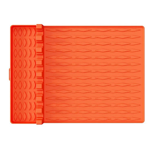 Camping BBQ Tools Silicone Mat Barbecue Grill Utensil Holder Mat