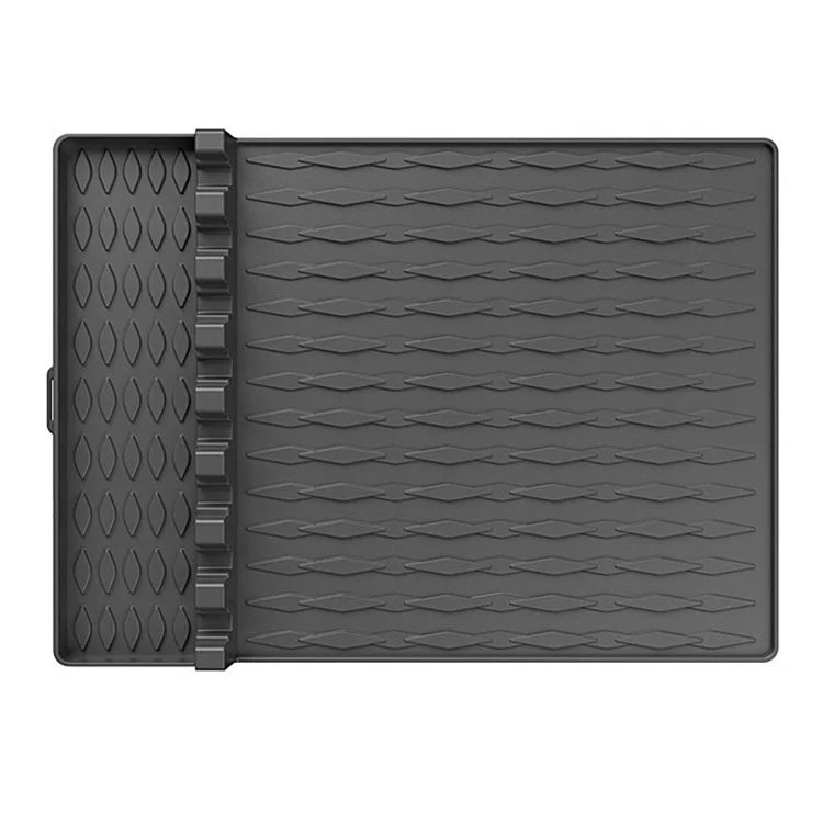 Camping BBQ Tools Silicone Mat Barbecue Grill Utensil Holder Mat