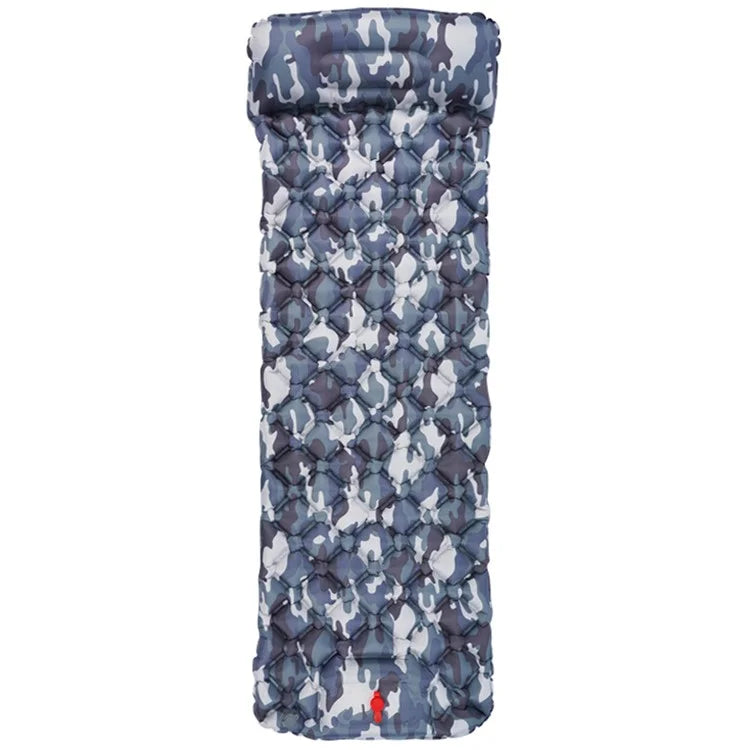 LX-T04 Easy Inflatable Camping Mattress Sleeping Mat TPU+Nylon Sleeping Pad