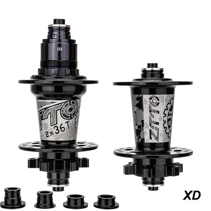 ZTTO DR290 1 Pair MTB Bicycle 8-13 Speed Disc Brake Hub 32 Holes 6 Pawls Thru Axle Bike Disc Brake Hub