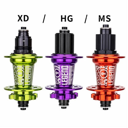 ZTTO DR290 1 Pair MTB Bicycle 8-13 Speed Disc Brake Hub 32 Holes 6 Pawls Thru Axle Bike Disc Brake Hub