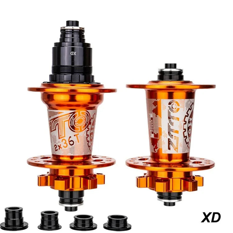 ZTTO DR290 1 Pair MTB Bicycle 8-13 Speed Disc Brake Hub 32 Holes 6 Pawls Thru Axle Bike Disc Brake Hub