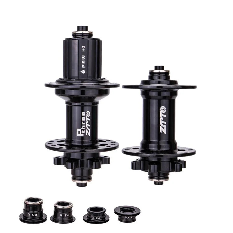 ZTTO P3 1 Pair MTB Bicycle 8-11 Speed 32H 6 Pawls Aluminum Alloy Disc Brake Hub