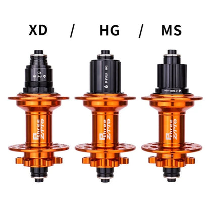 ZTTO P3 1 Pair MTB Bicycle 8-11 Speed 32H 6 Pawls Aluminum Alloy Disc Brake Hub