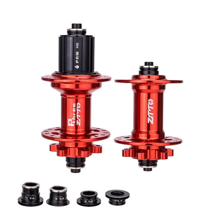 ZTTO P3 1 Pair MTB Bicycle 8-11 Speed 32H 6 Pawls Aluminum Alloy Disc Brake Hub