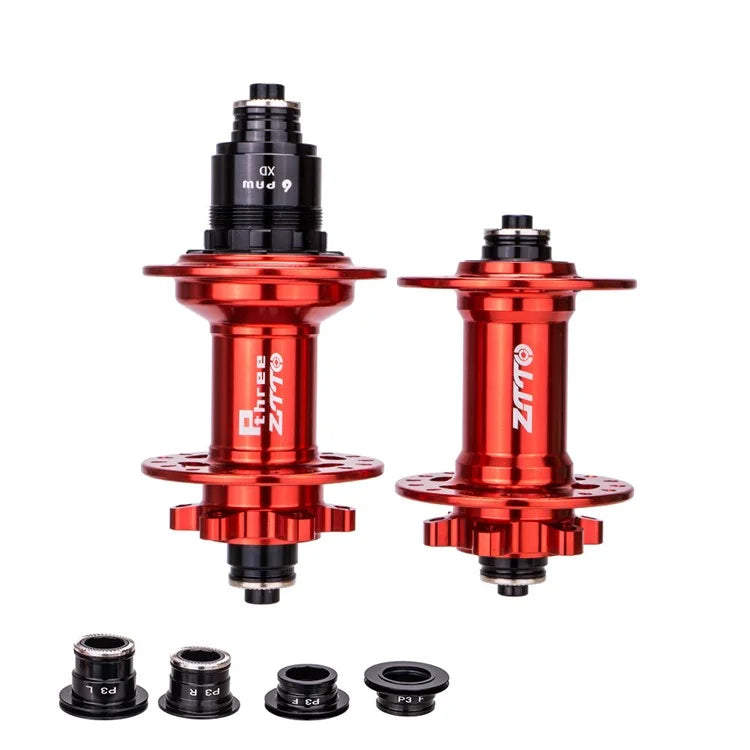 ZTTO P3 1 Pair MTB Bicycle 8-11 Speed 32H 6 Pawls Aluminum Alloy Disc Brake Hub