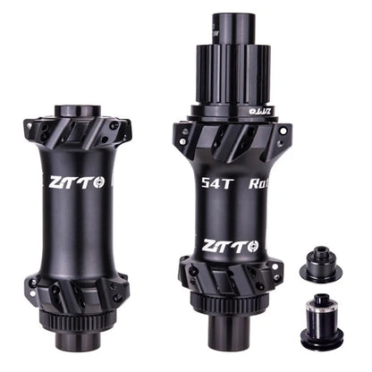 ZTTO M1 Aluminum Alloy 1 Pair MTB Bicycle Hub 28 Holes 54T Ratchet Freehub Hub
