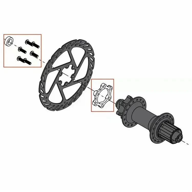 ZTTO 142148 Bicycle Bottom Bracket Spacer Aluminium Alloy Flywheel Hub Washer Bicycle Hub Conversion Washer
