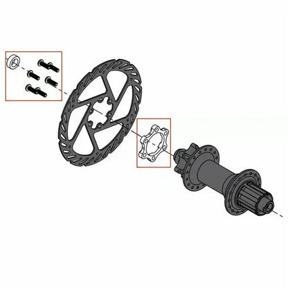 ZTTO 142148 Bicycle Bottom Bracket Spacer Aluminium Alloy Flywheel Hub Washer Bicycle Hub Conversion Washer