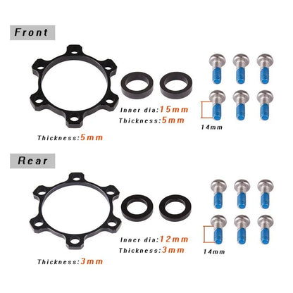 ZTTO 142148 Bicycle Bottom Bracket Spacer Aluminium Alloy Flywheel Hub Washer Bicycle Hub Conversion Washer
